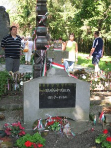 2008.06.23. Erdély, 08-Farkaslaka, Tamási Áron síremléke IMG 0156