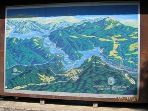 2009.05.21. Horvátországban, a plitvicei tavak térképe 003