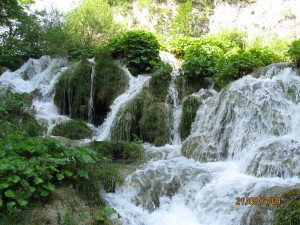 2009.05.21. Horvátországban, csoportunk a plitvicei tavaknál 016